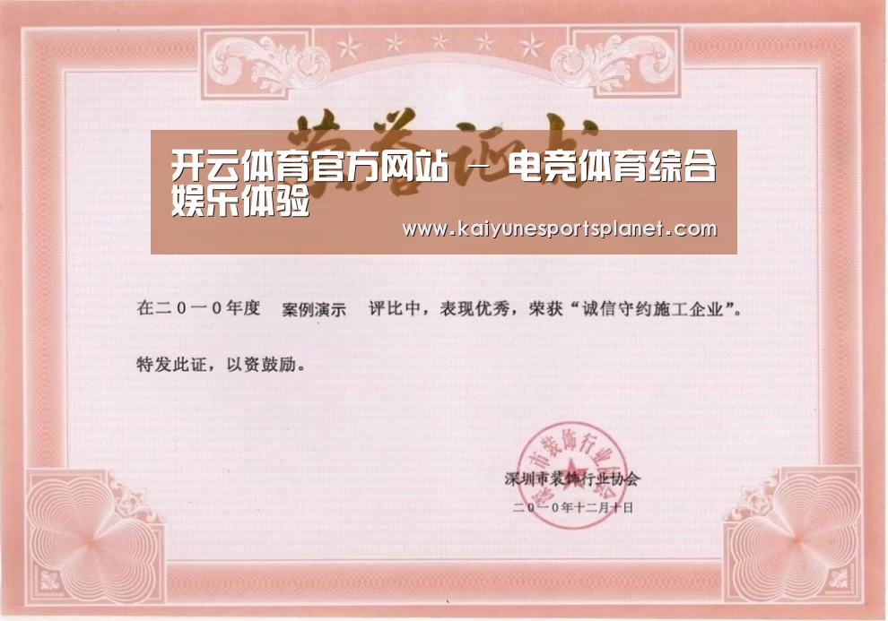 荣誉证书一